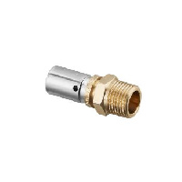 Прессовое соединение Oventrop Н, 20 x 2,5 x 3/4", бронза без покрытия