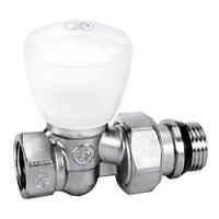 Клапан Giacomini R6TG, прямой, 3/4", 3/4", ВН, хромированный, отвод с герметичной прокладкой