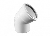 Отвод 45гр. PP Rehau Raupiano Д 160