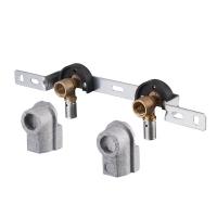 Монтажная шина Oventrop В, 20 x 2,5, 1/2", 153, короткая модель, крепёж-изогнутый