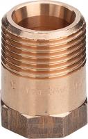 Ниппель-переход Viega НВ 1.1/2" х 1.1/4", бронза