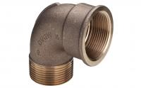 Угольник Viega 90гр., НВ, 1.1/2", бронза (RX)