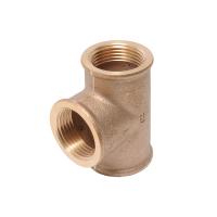 Тройник Viega ВВВ, 3/4", 3/4", 3/4", бронза (RX), равнопроходной