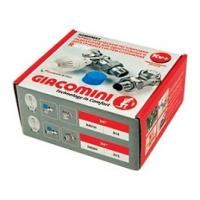 Комплект для подключения радиаторов Giacomini R470F-KV, угловой, DN-20, 3/4", 3/4", ВН, с увеличенным проходом