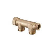 Гребёнка Oventrop, 3/4", Multidis R 2, выход-3/4", бронза, с самоуплотнителем