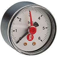 Манометр Giacomini R225, 1/4", бар-0-6, осевой