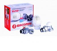 Комплект для подключения радиаторов Giacomini R470F, угловой, DN-10, 3/8", 3/8", ВН