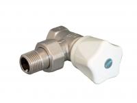 Вентиль Oventrop HRV, угловой, Дн 15 х 1/2", ВН, хромированный