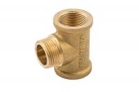 Тройник Elsen ВНВ, 1/2", 1/2", 1/2", латунь, равнопроходной