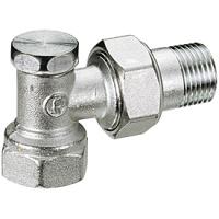 Клапан Giacomini R16D2, угловой, 1/2", 1/2", ВН, хромированный