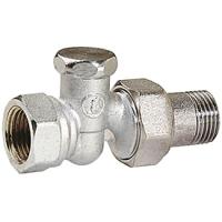 Клапан Giacomini R17D2, прямой, 1/2", 1/2", ВН, хромированный