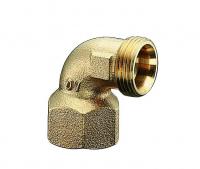 Угольник-переход Oventrop 90гр. Н ЕК-В, 1.1/4" х 1.1/4", бронза (RX)