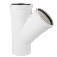 Тройник 45гр. PP Rehau Raupiano Д 40
